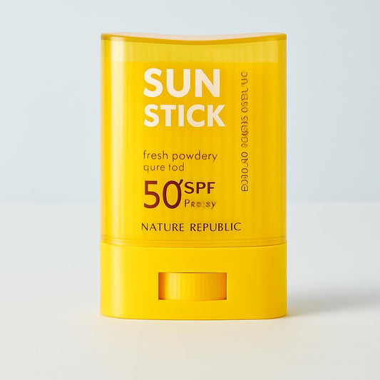Nature Republic Powdery Sunstick - ستيك واقي الشمس بتركيبة البودرة